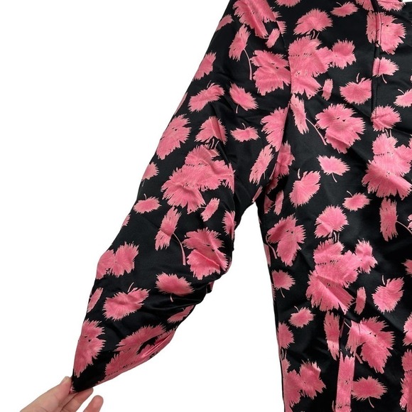 Doncaster 100% Silk Stunning Floral Blazer Jacket Size 12 - Picture 3 of 7